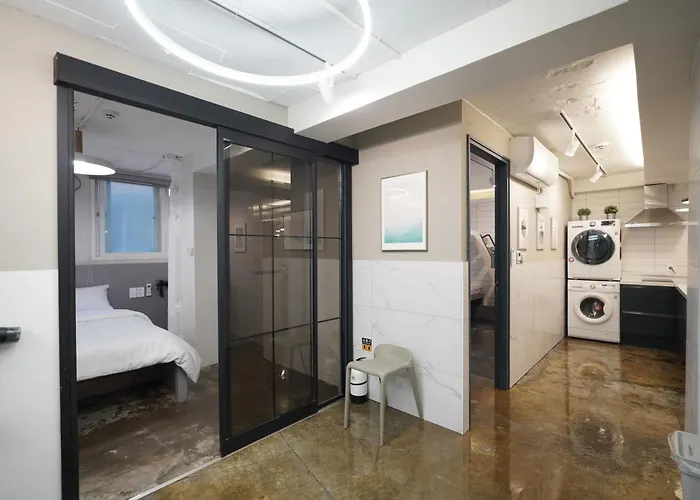 Apartamento 1-floor 3min Hongdae-st 4br 2bath Free Storage